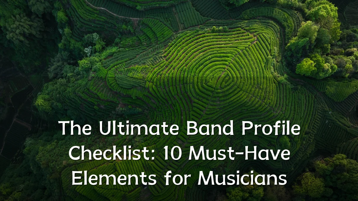 The Ultimate Band Profile Checklist: 10 Must-Have Elements for Musicians