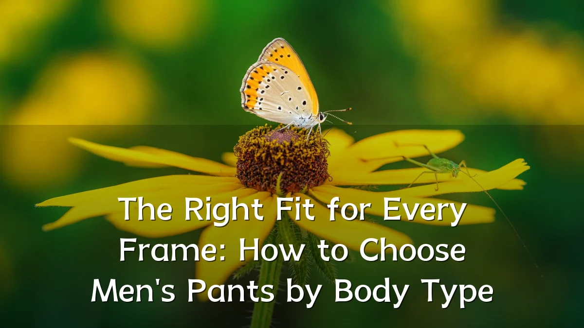 The Right Fit for Every Frame: How to Choose Men's Pants by Body Type